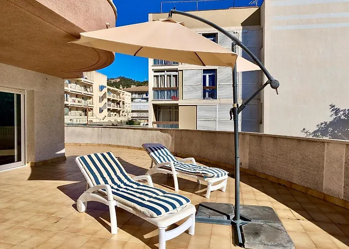 Evh126 Con Gran Terraza En El Centro Appartement Tossa de Mar